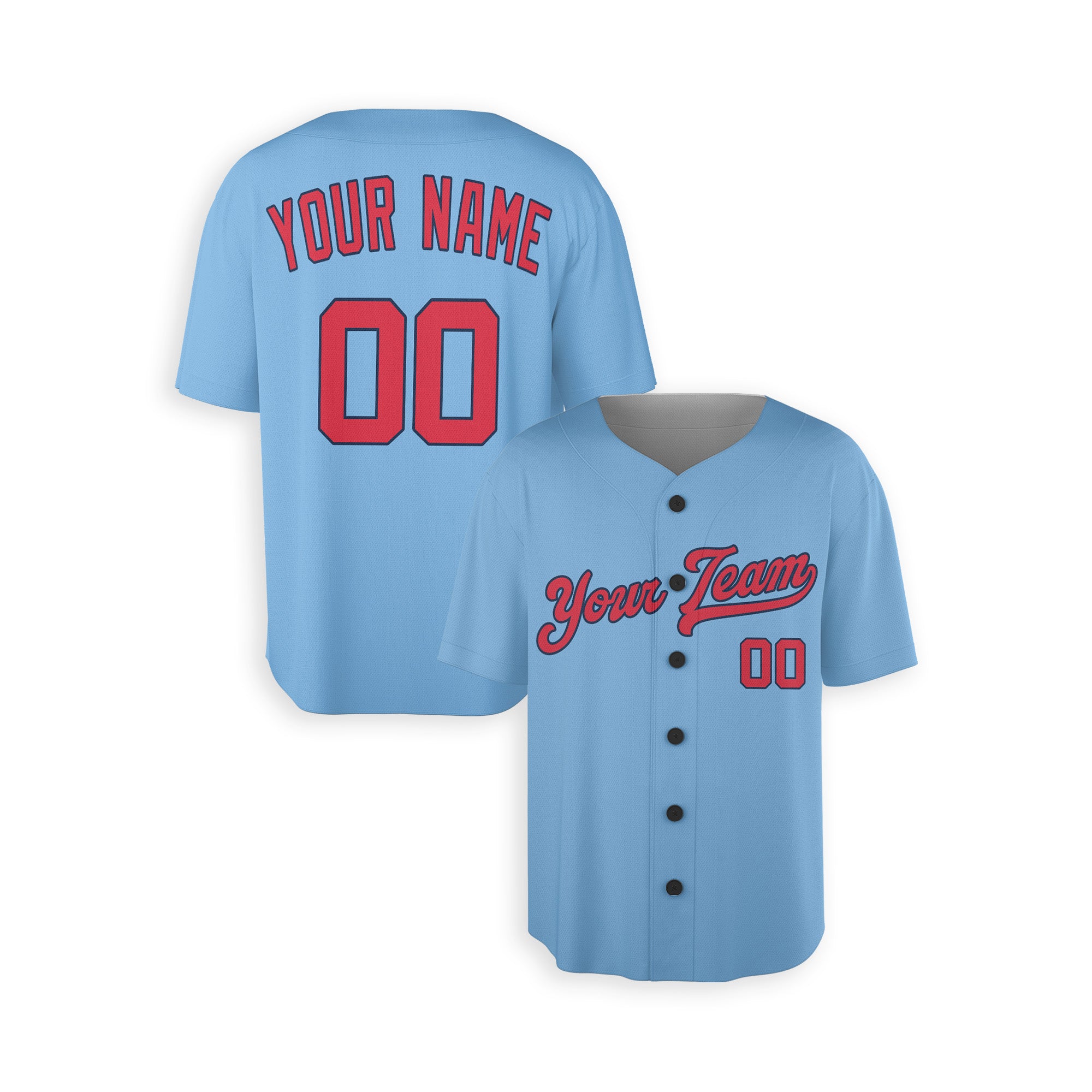 Personalized Minnesᴏta Tⱳins Inspired Alternate Style Jersey - Light Blue
