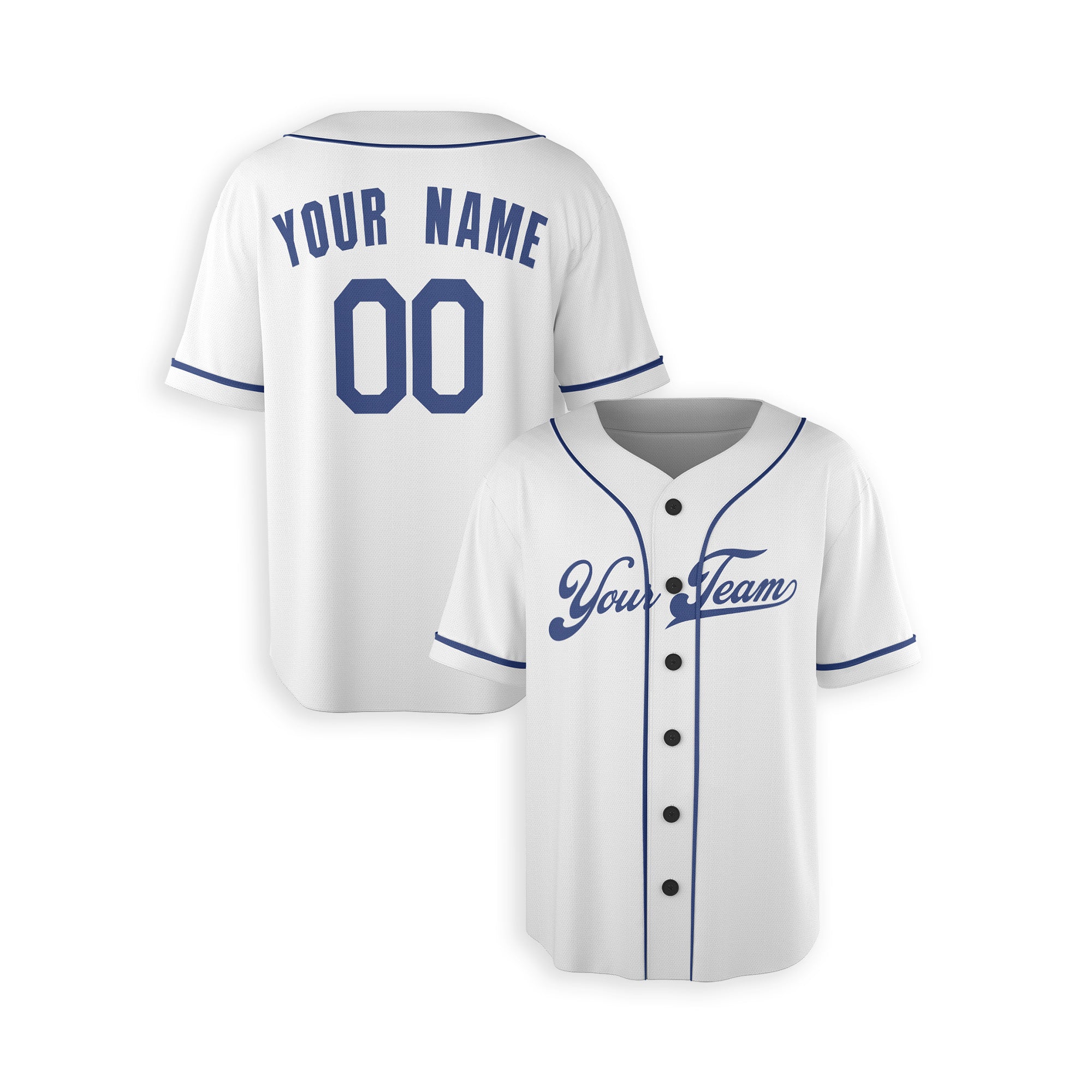 Personalized Kansas City Royals Inspired Alternate Style Jersey  - White