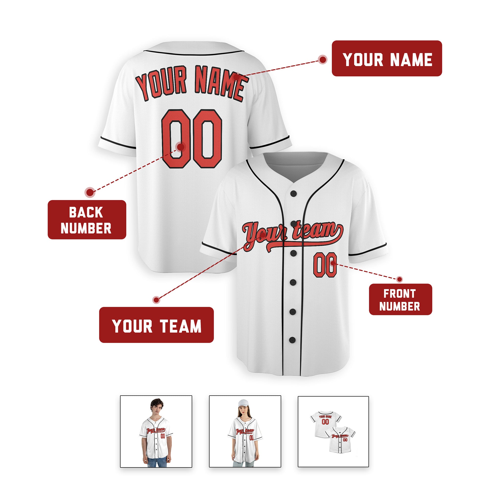 Personalized Baltimore Orioles Inspired Alternate Style Jersey - White