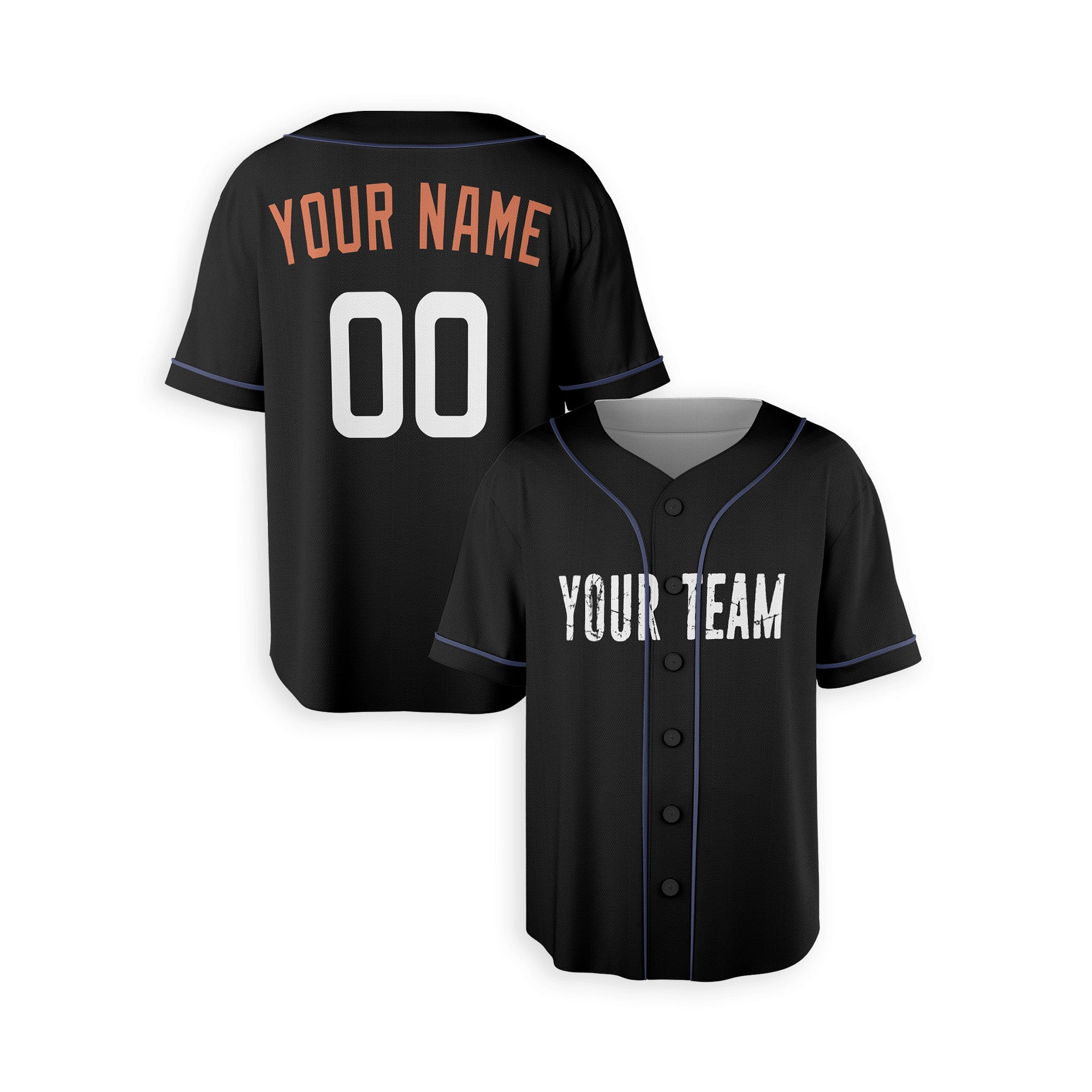 Personalized Baltimore Orioles Inspired Alternate Style Jersey - Black