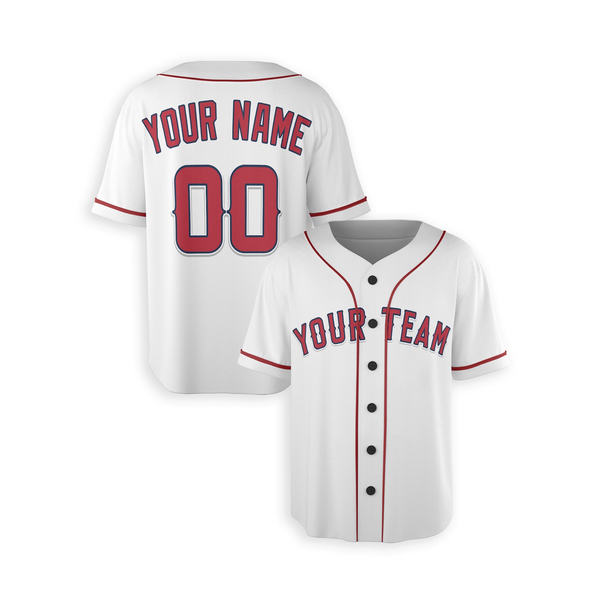 Personalized Los Angeles Inspired Alternate Style Jersey - White