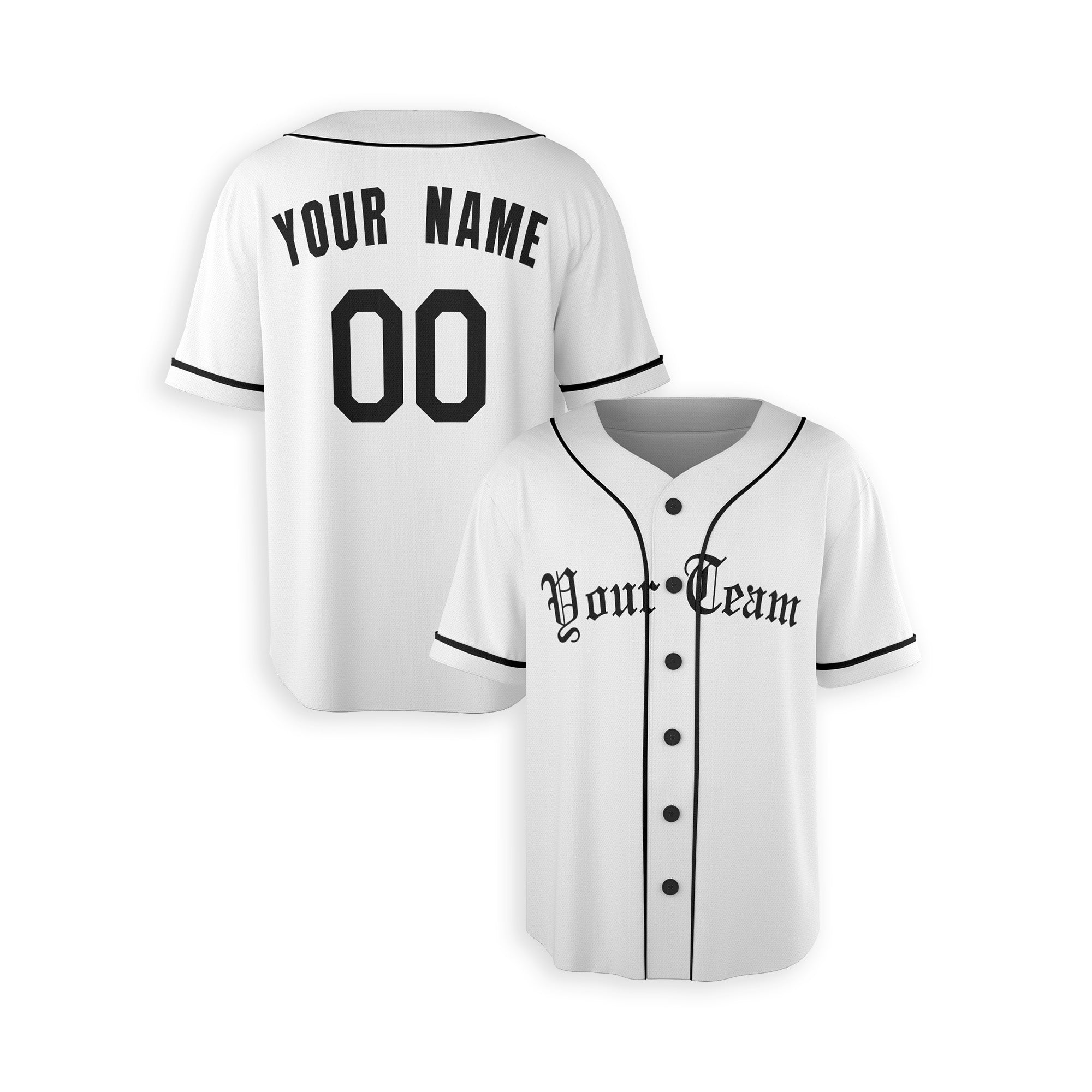 Personalized Detroit Tigers Inspired Alternate Style Jersey - White Black