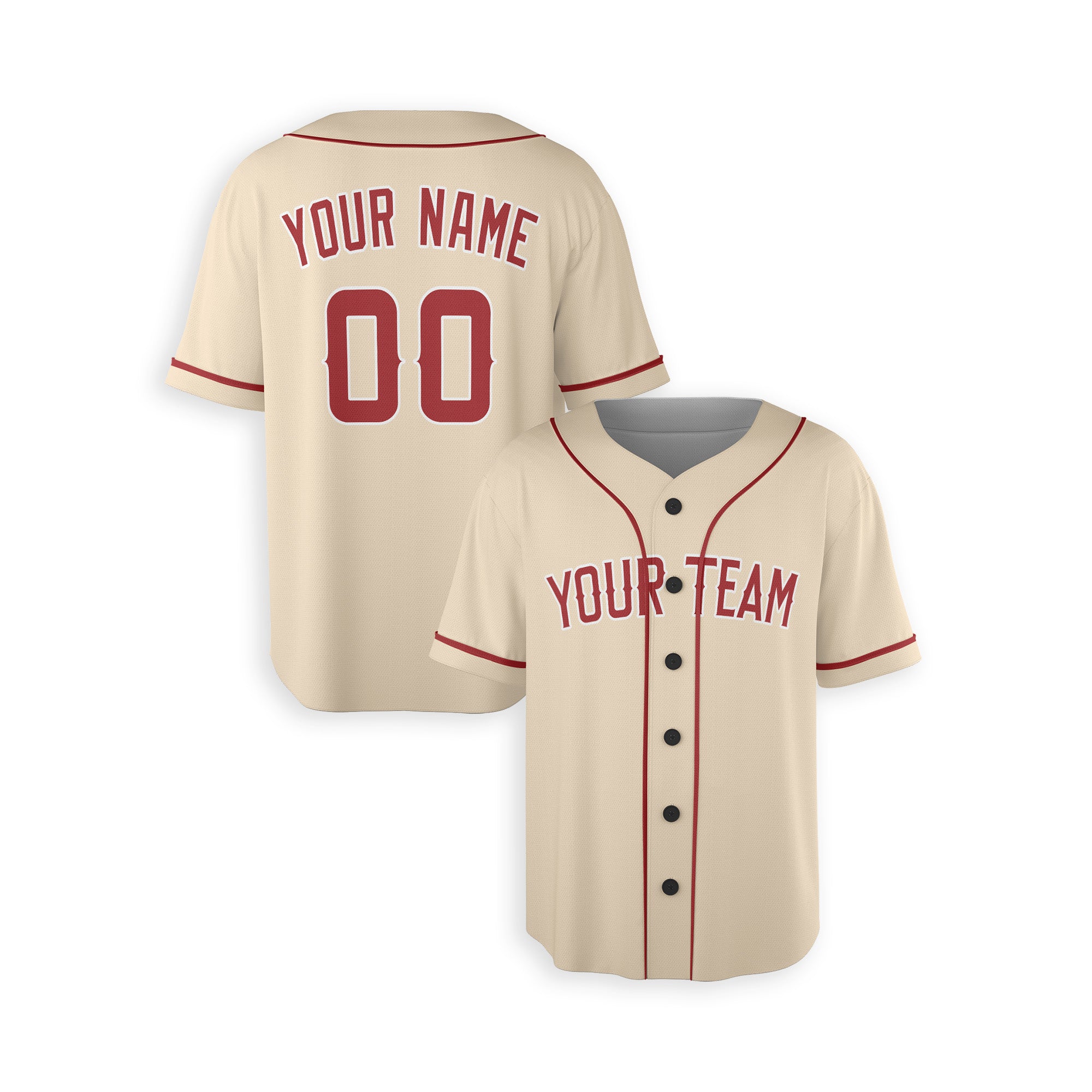 Personalized Los Angeles Inspired Alternate Style Jersey - Cream