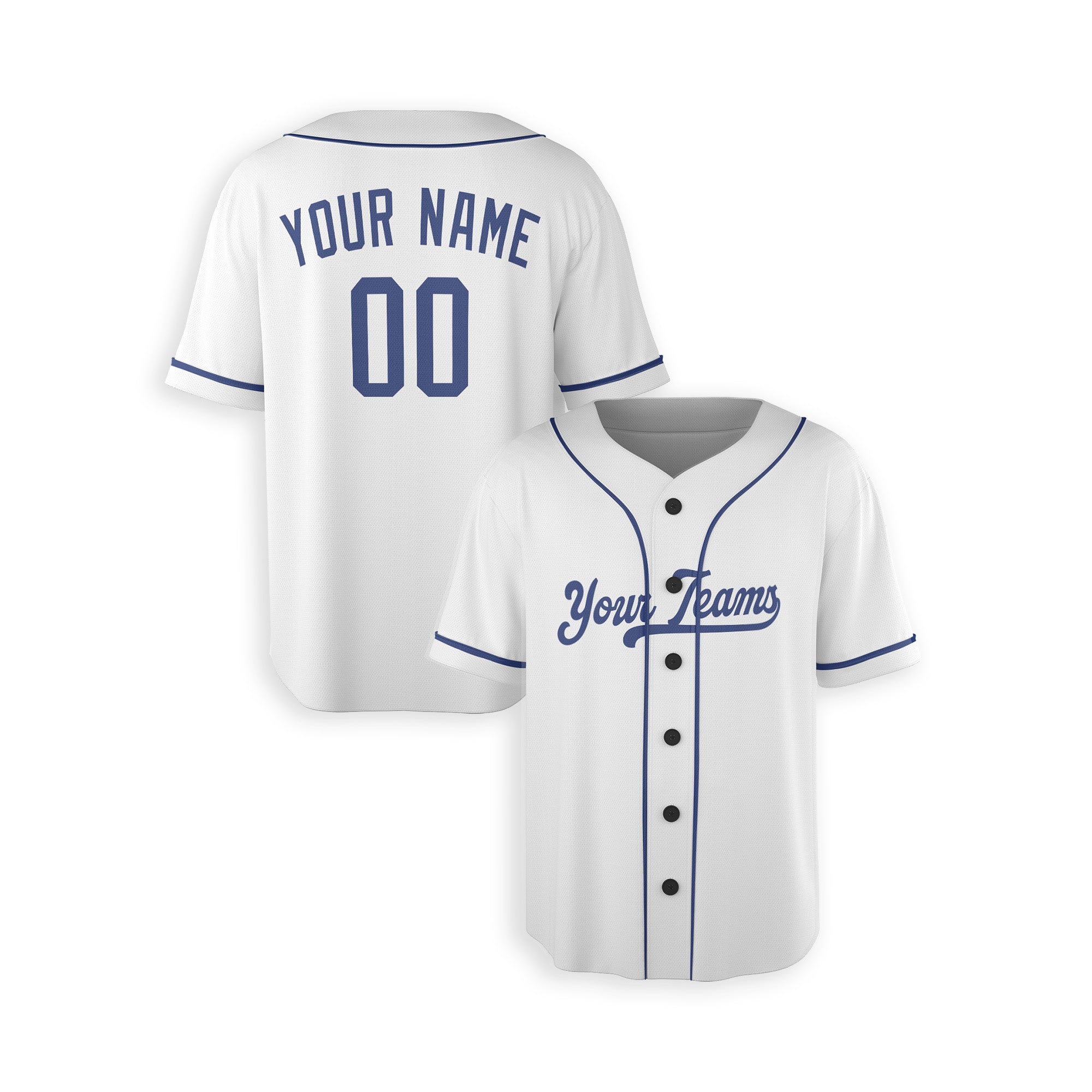Personalized Los Angeles Dodgers Inspired Alternate Style Jersey - White