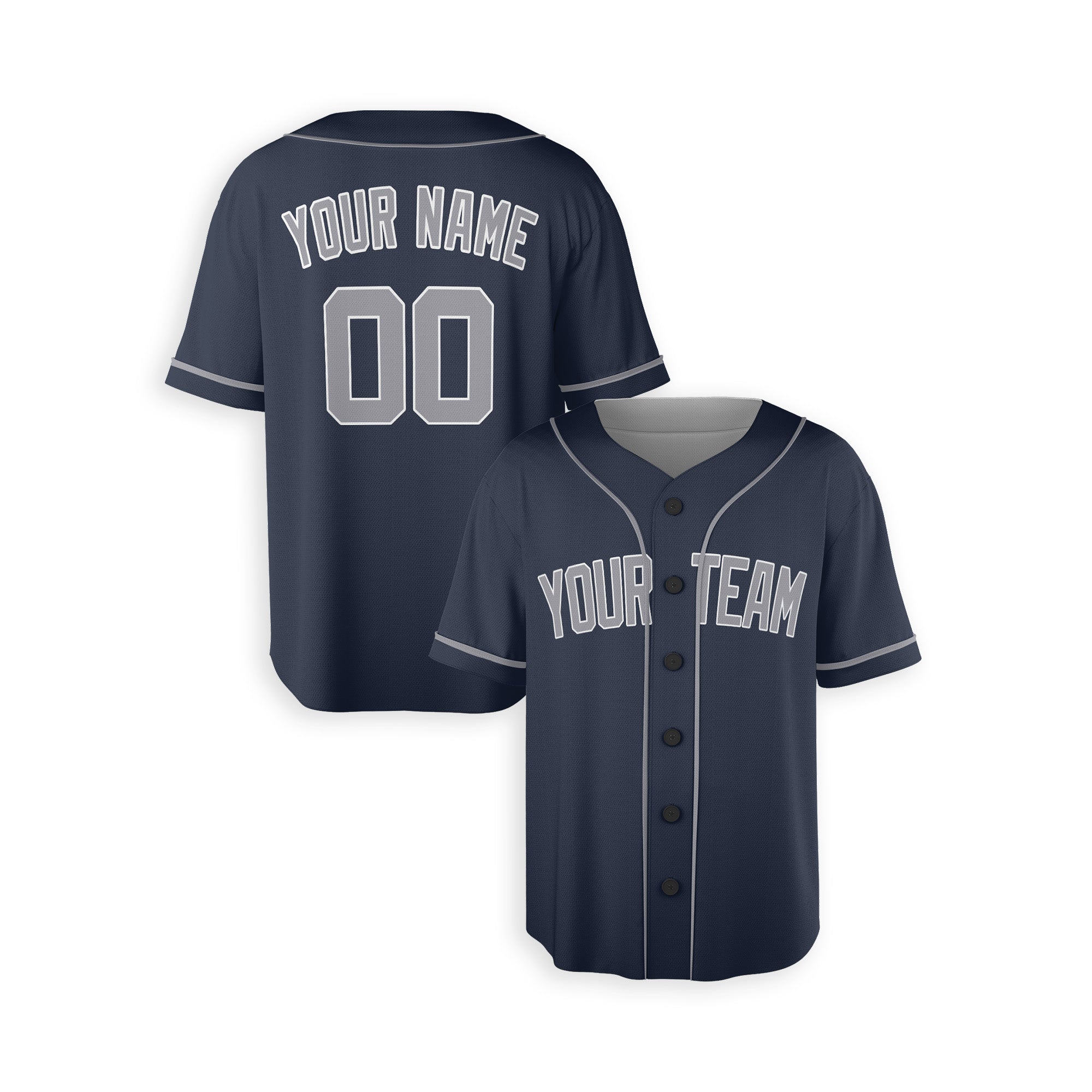 Personalized New Υork Υankees Inspired Alternate Style Jersey - Navy with Team Name & Number for Men, Women, Youth, Kids - Piping / No Piping Options