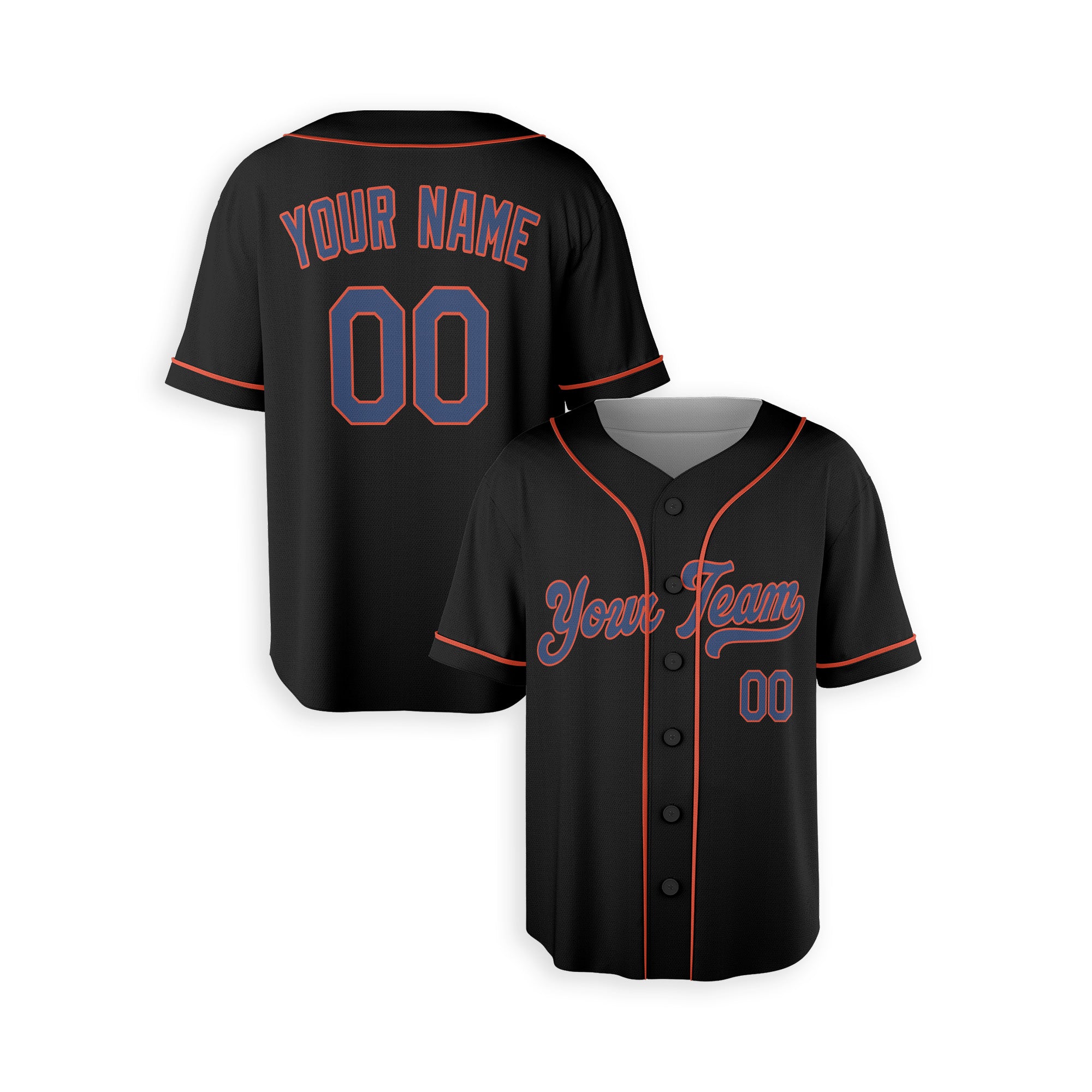 Personalized New Υork Mets Inspired Alternate Style Jersey - Black with Team Name & Number for Men, Women, Youth, Kids - Piping / No Piping Options