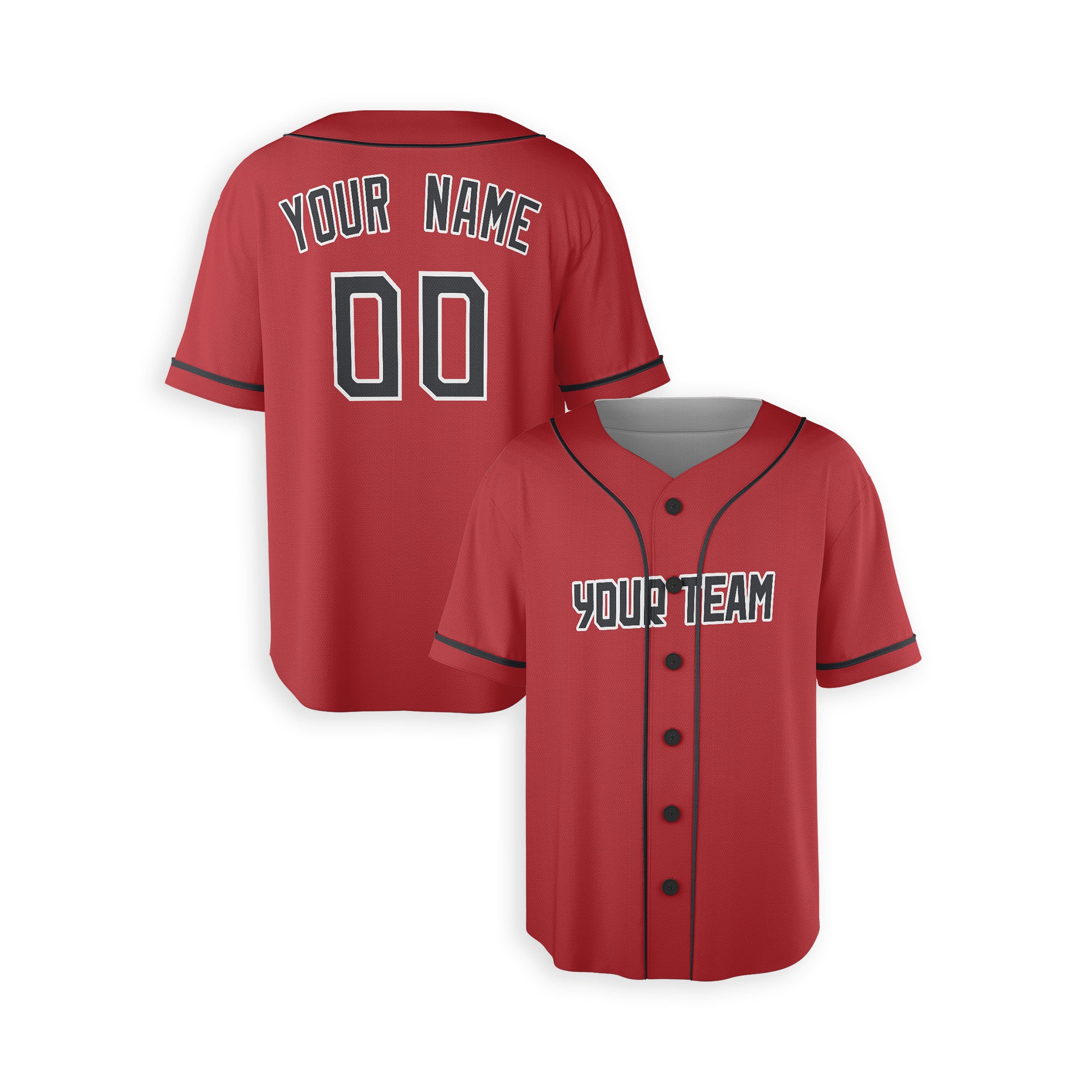 Personalized Cleveland Guardians Inspired Alternate Style Jersey - Red